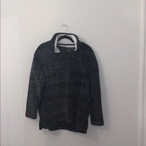 Quarter zip fleece with pockets